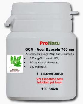 ProNatu 120 GCM Vegi Capsules 700 mg